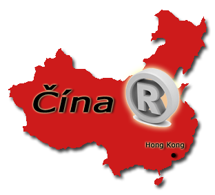 mapa Čína